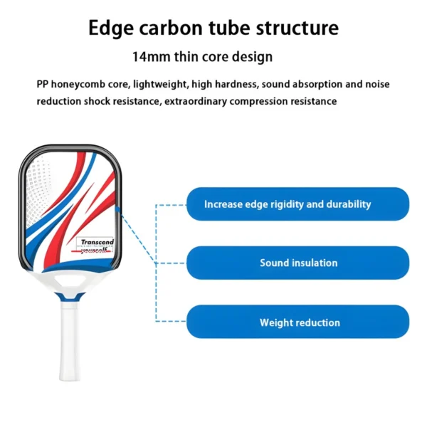 Edgeless 16mm Thermoformed Carbon Fiber Pickleball Paddle VortexPaddle_VortexPaddle (3) Edgeless 16mm Thermoformed Carbon Fiber Pickleball Paddle VortexPaddle