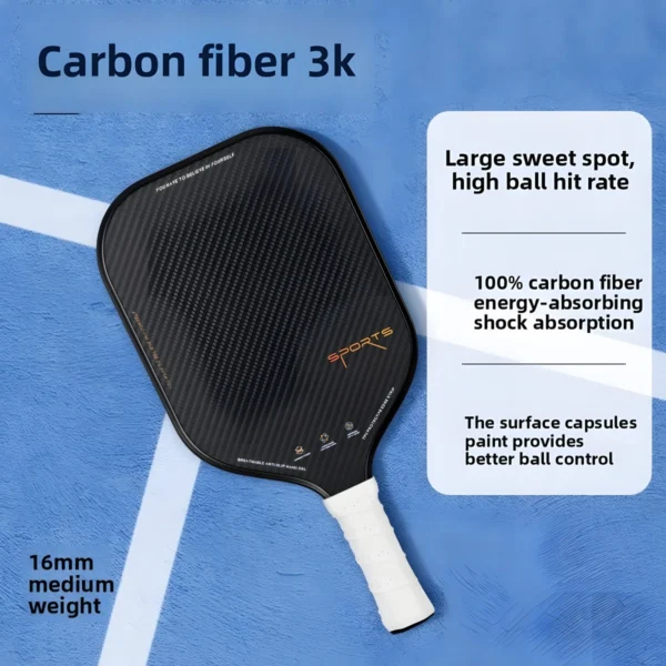Kevlar Carbon Fiber Pickleball Paddle for OEM and Institutional Procurement_VortexPaddle (5) Kevlar Carbon Fiber Pickleball Paddle for OEM and Institutional Procurement