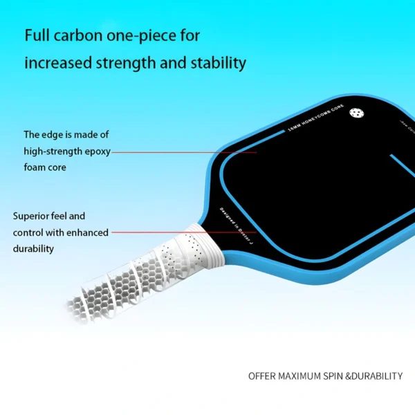 Quiet Foam Core Pickleball Paddle for Institutions and Private Label Programs_VortexPaddle (7) Quiet Foam Core Pickleball Paddle for Institutions and Private Label Programs
