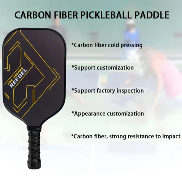 T700 3K Carbon Fiber Pickleball Paddle for B2B & Institutional Programs_VortexPaddle (2) T700 3K Carbon Fiber Pickleball Paddle for B2B & Institutional Programs