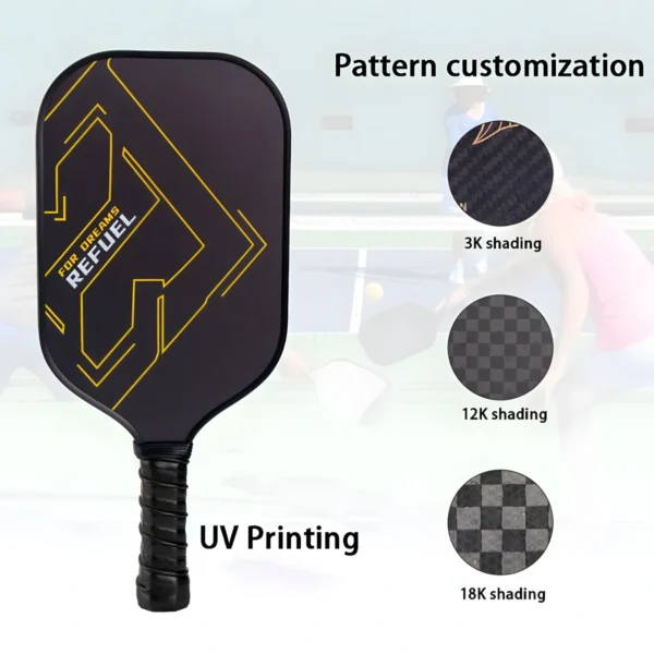 T700 3K Carbon Fiber Pickleball Paddle for B2B & Institutional Programs_VortexPaddle (4) T700 3K Carbon Fiber Pickleball Paddle for B2B & Institutional Programs