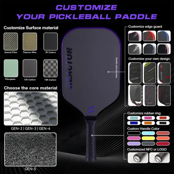 T700 Raw Carbon Fiber Pickleball Paddle for B2B, Institutional, and Custom Program Supply_VortexPaddle (2) T700 Raw Carbon Fiber Pickleball Paddle for B2B, Institutional, and Custom Program Supply