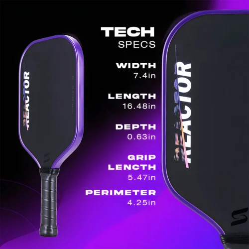 T700 Raw Carbon Fiber Pickleball Paddle for B2B Institutional and Custom Program Supply VortexPaddle 6